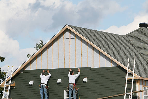 Professional Siding Contractor technician working in Franklinton, NC